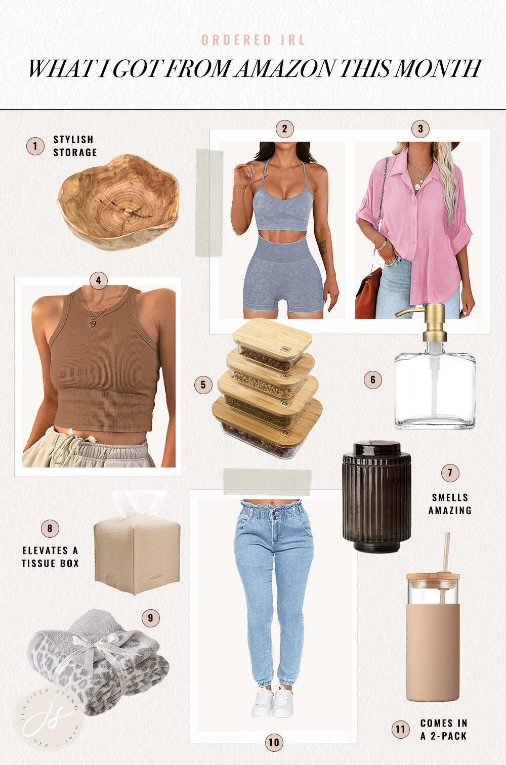 Ordered IRL: What I Got From Amazon this Month - Jennifer Stano